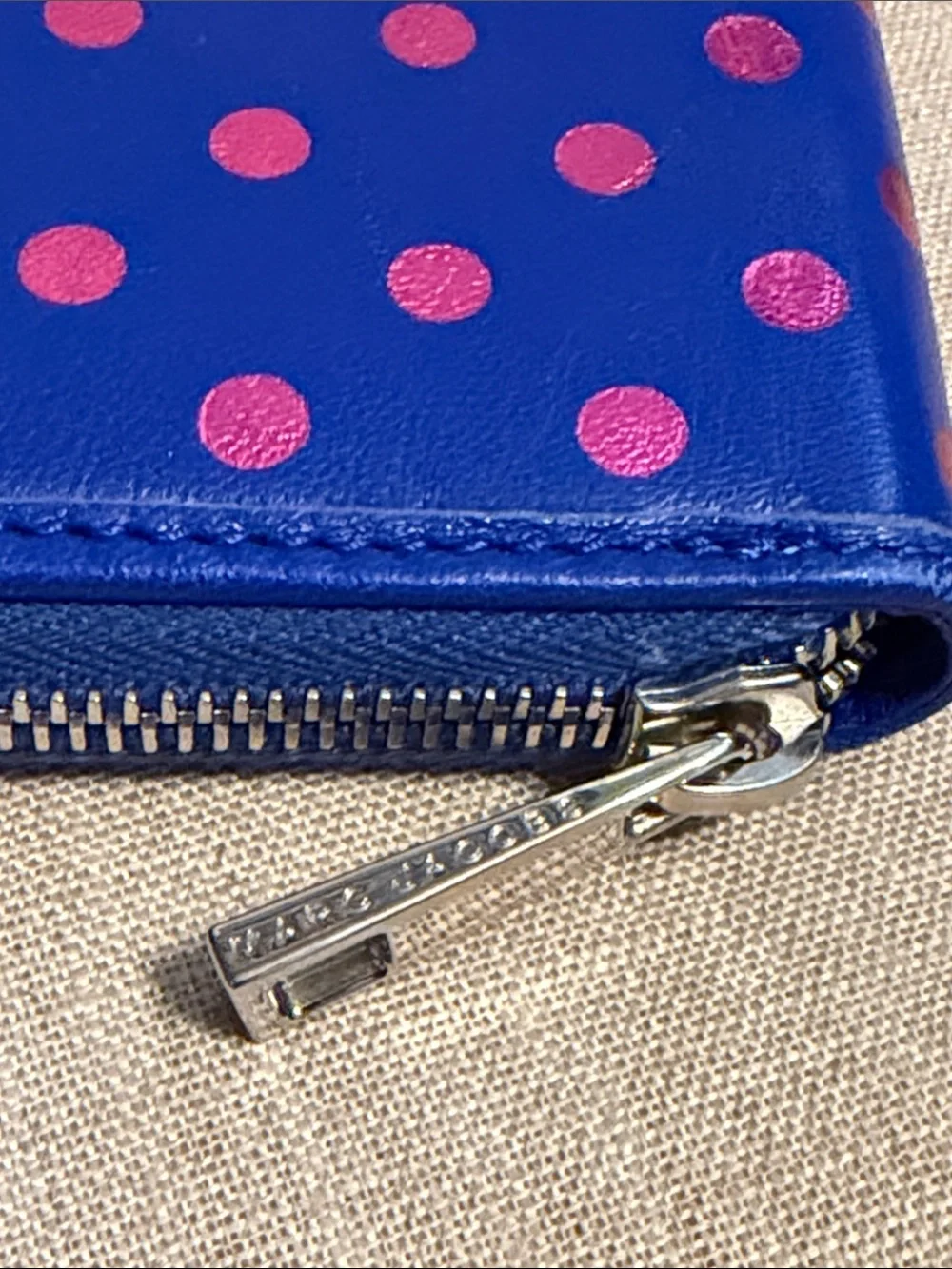 Marc Jacobs Royal Blue Leather Tablet Case